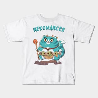 NekoMancer Art Kids T-Shirt